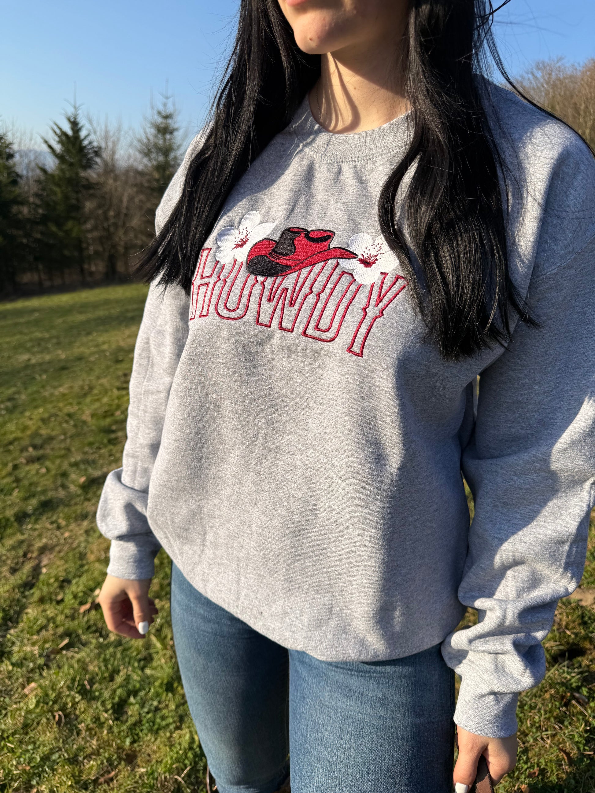Howdy Flower Unisex-Pullover