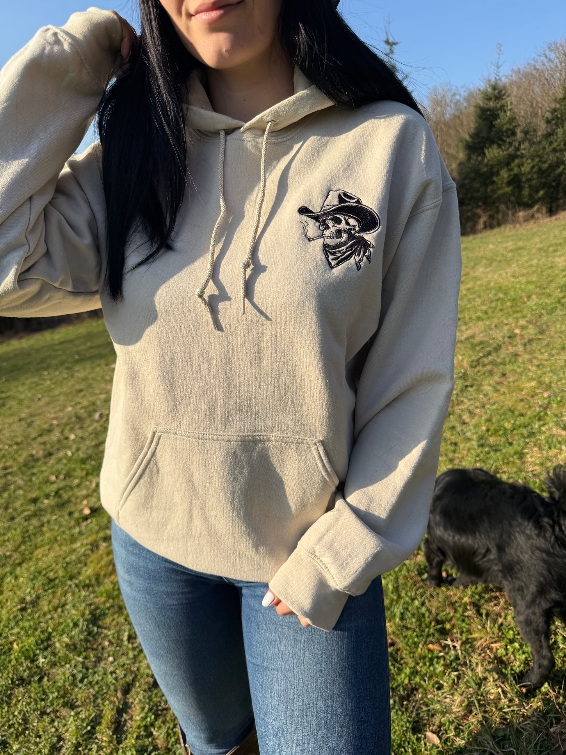 Smoking Cowboy Unisex-Hoodie