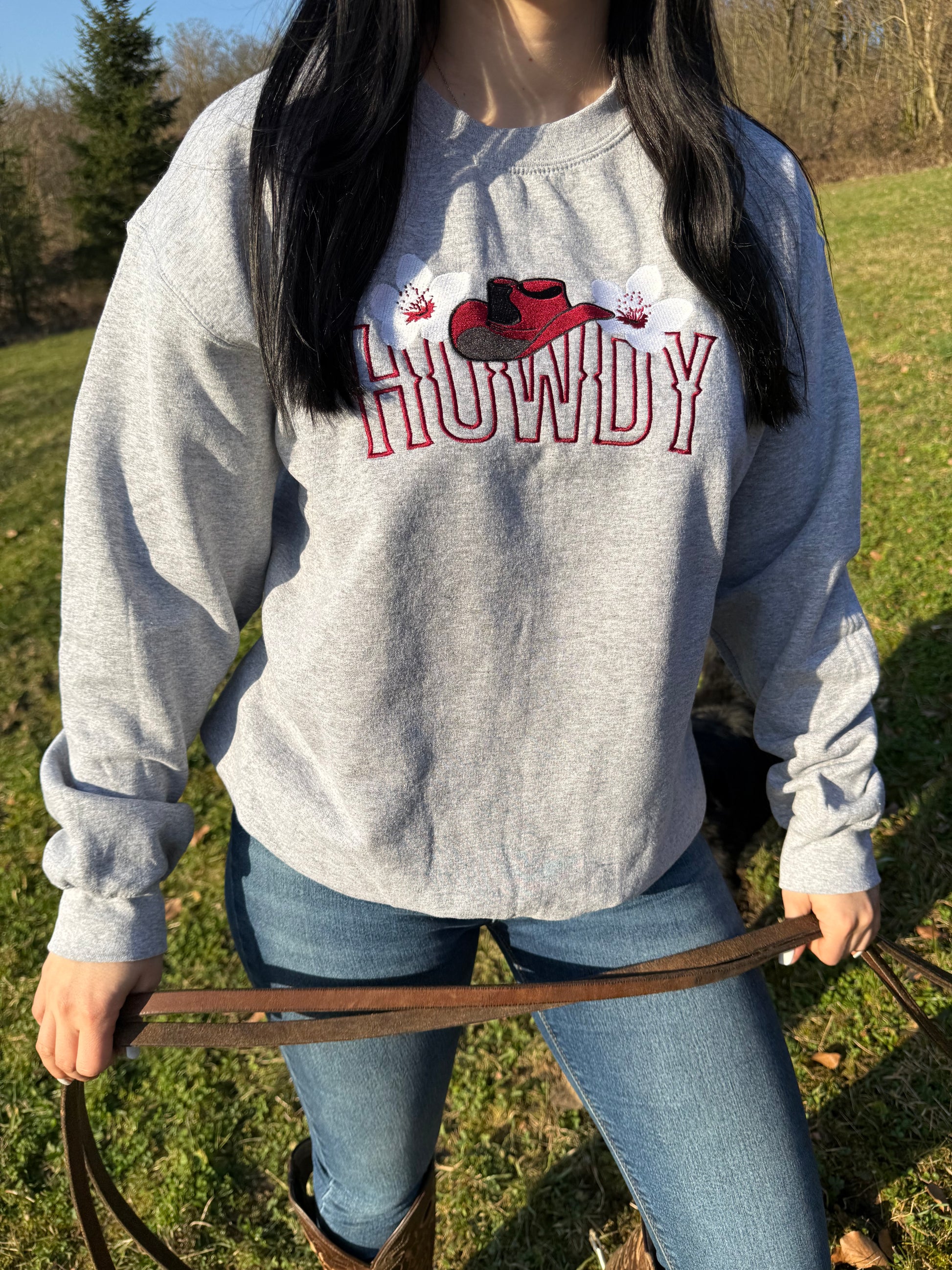 Howdy Flower Unisex-Pullover